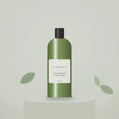 Bhringraj & Amla Hair Oil — styled