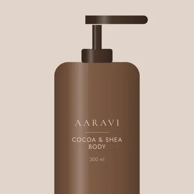 Cocoa & Shea Body Lotion — label detail