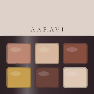 Festive Eyeshadow Palette — label detail