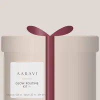 Glow Routine Kit — Cleanse, Treat, Protect — label detail