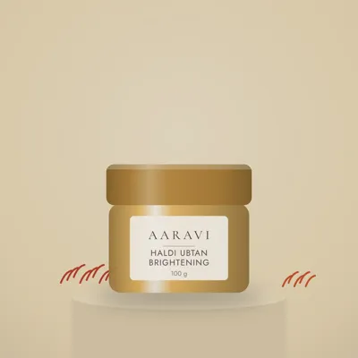 Haldi Ubtan Brightening Mask — styled