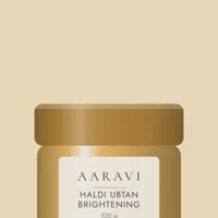 Haldi Ubtan Brightening Mask — label detail