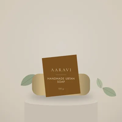 Handmade Ubtan Soap — styled