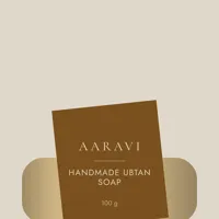 Handmade Ubtan Soap — label detail