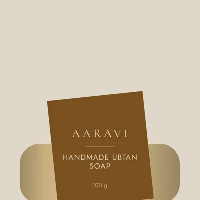 Handmade Ubtan Soap — label detail