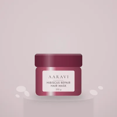Hibiscus Repair Hair Mask — styled