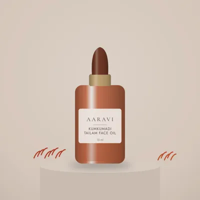 Kumkumadi Tailam Face Oil — styled