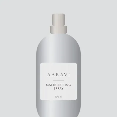 Matte Setting Spray — label detail