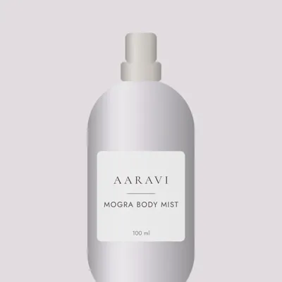 Mogra Body Mist — label detail