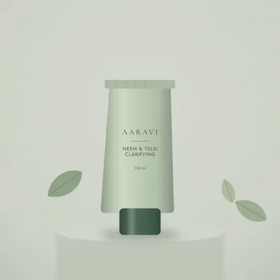 Neem & Tulsi Clarifying Face Wash — styled