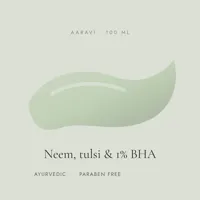 Neem & Tulsi Clarifying Face Wash — texture and key ingredients