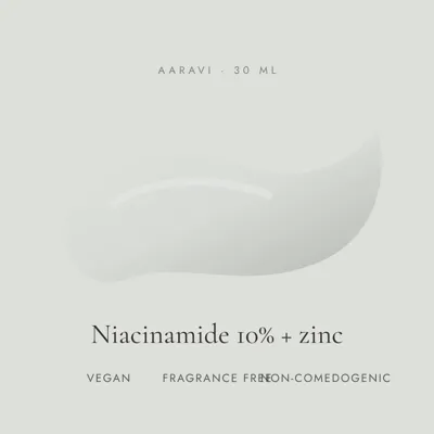10% Niacinamide Clarifying Serum — texture and key ingredients