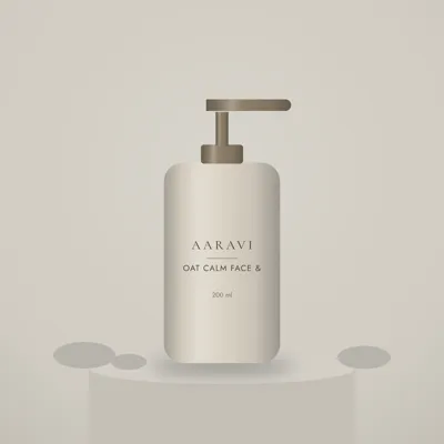 Oat Calm Face & Body Lotion — styled
