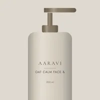 Oat Calm Face & Body Lotion — label detail