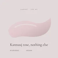 Pure Steam-distilled Rose Water — texture and key ingredients