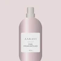 Pure Steam-distilled Rose Water — label detail
