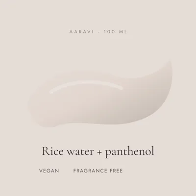 Rice Water Gentle Foaming Cleanser — texture and key ingredients