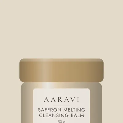 Saffron Melting Cleansing Balm — label detail