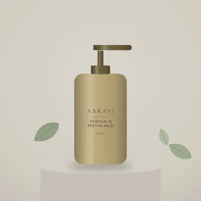 Shikakai & Reetha Mild Shampoo — styled