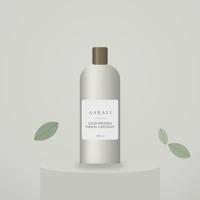 Cold-pressed Virgin Coconut Oil — styled