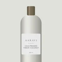Cold-pressed Virgin Coconut Oil — label detail